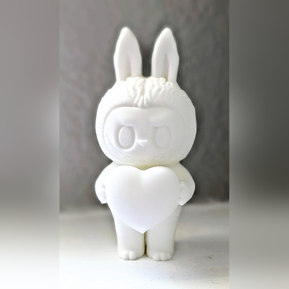Valentines DIY Paint Your Own Kawaii Monster Figurine - 6 Inches Tall